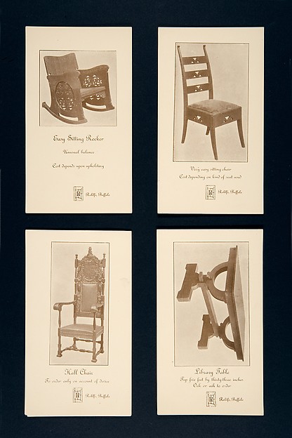 Advertising Card for a Library Table